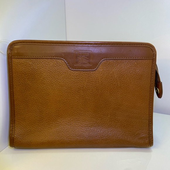 BURBERRY VINTAGE CLUTCH UNISEX - Picture 2 of 8